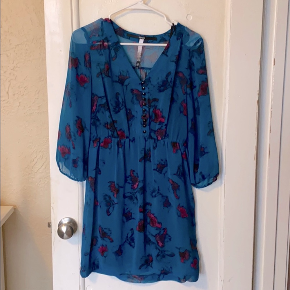 Kenzie turquoise and pink dress